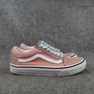 Vans Shoes Womens 5.5 Sneakers Old Skool Skate Casual Canvas Suede Trainer Pink